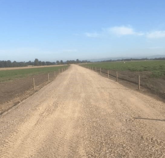 Construction cattle farm horse laneway